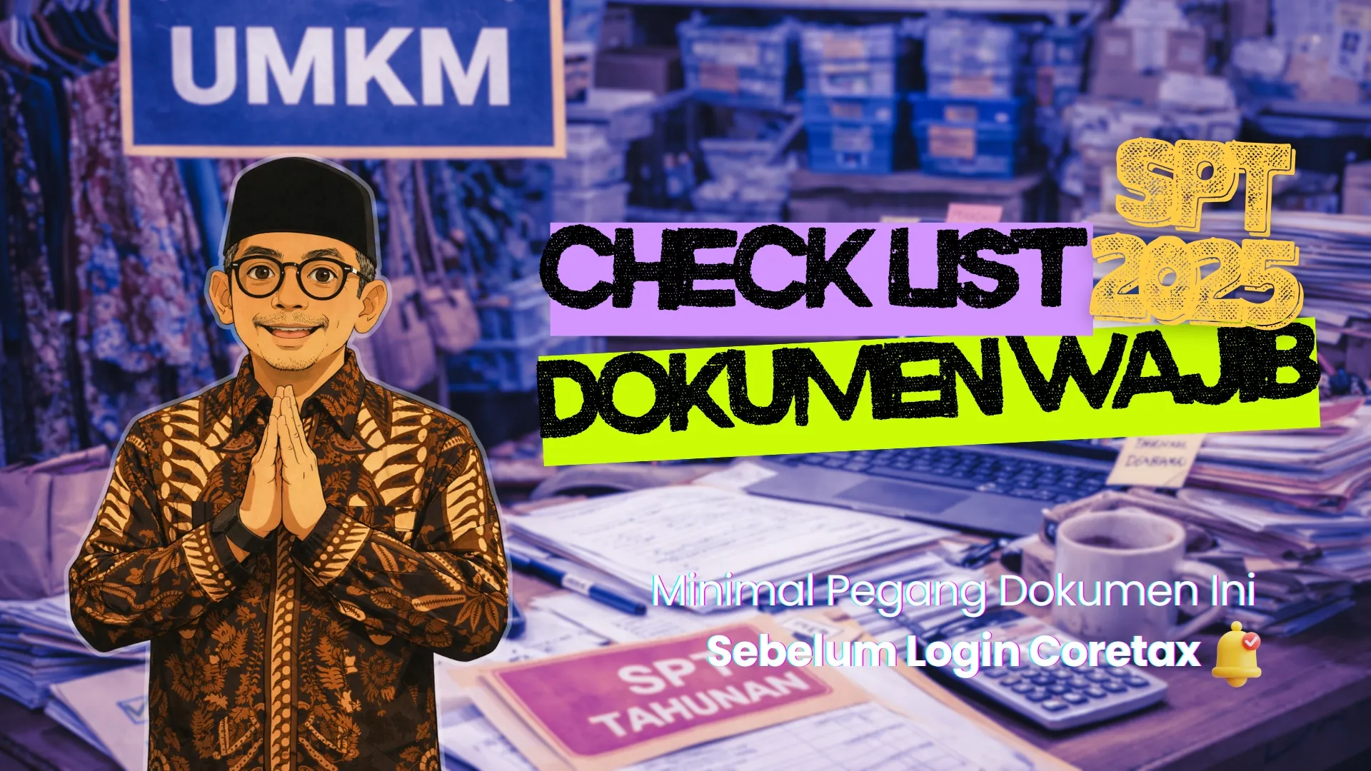 Daftar Dokumen Wajib Lapor SPT 2025: Check List Ini Sebelum Login Coretax